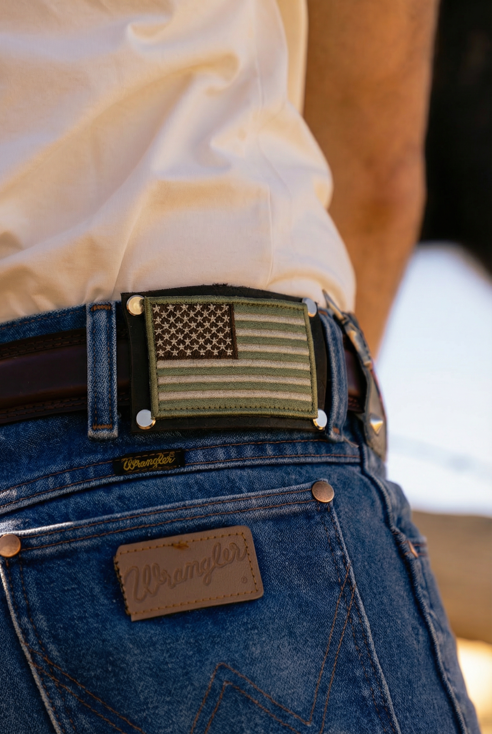 American Flag Badgr Patch