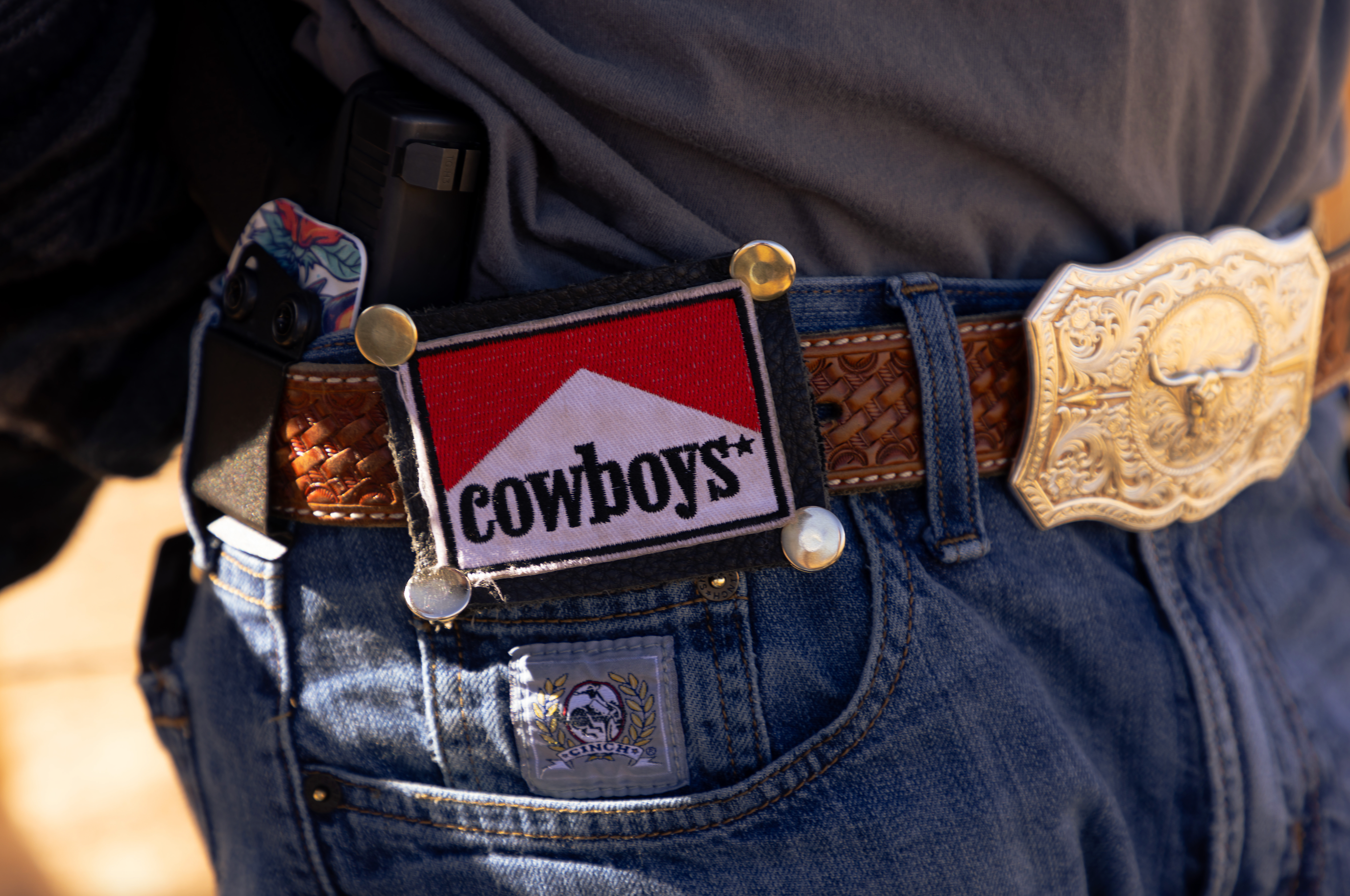 Cowboy Red Edition Badgr Patch