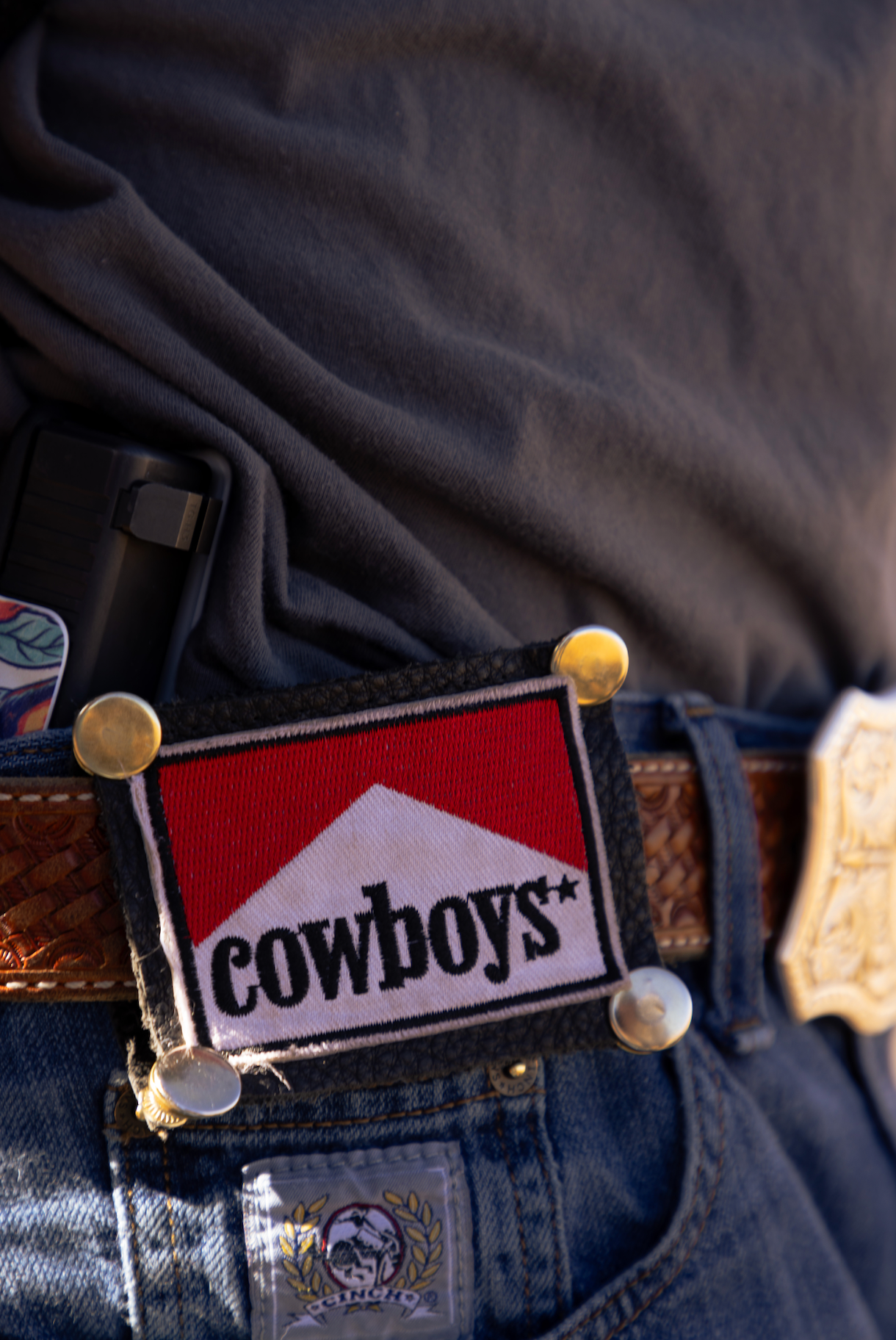 Cowboy Red Edition Badgr Patch