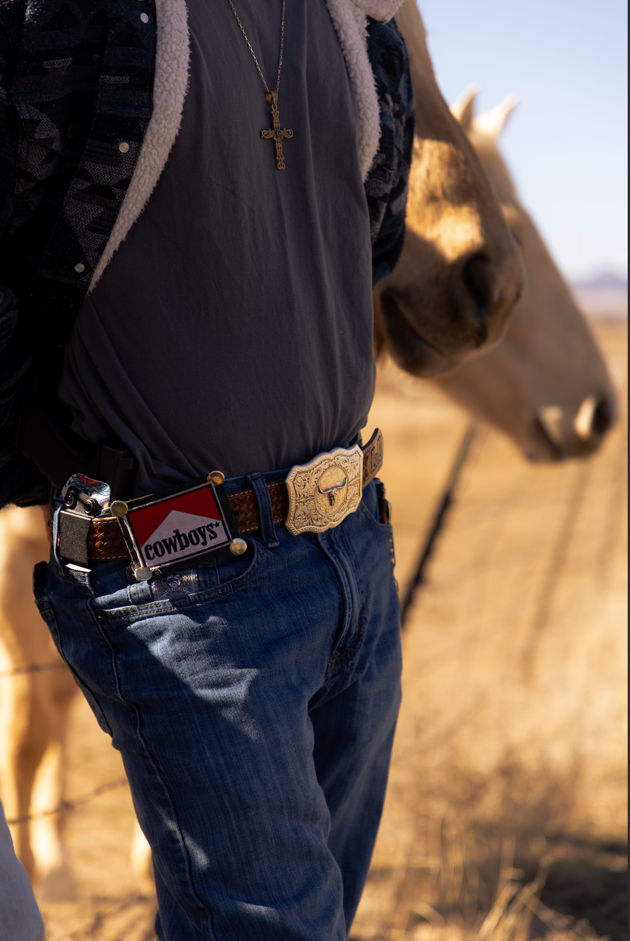 Cowboy Red Edition Badgr Patch