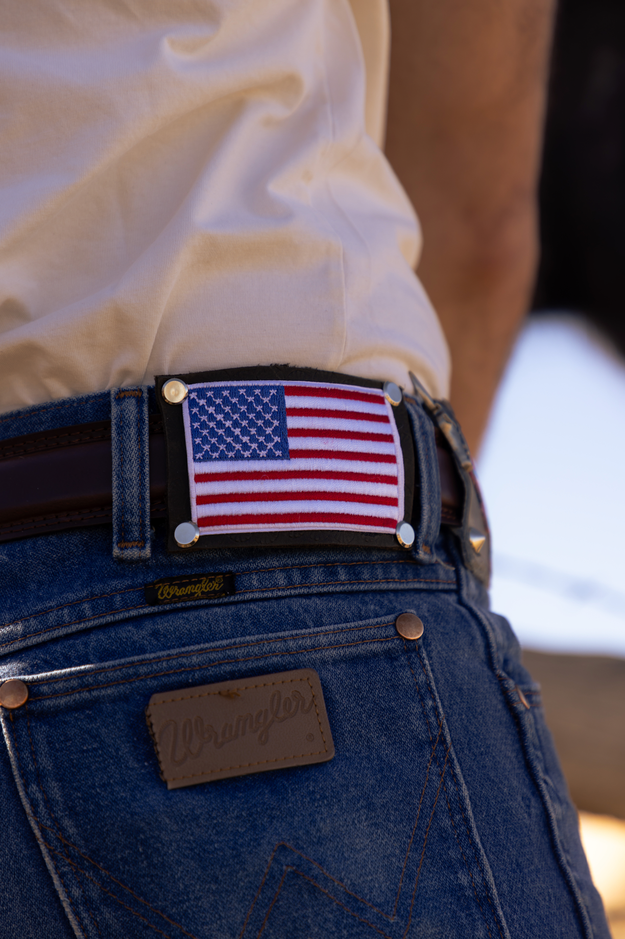 American Flag Badgr Patch