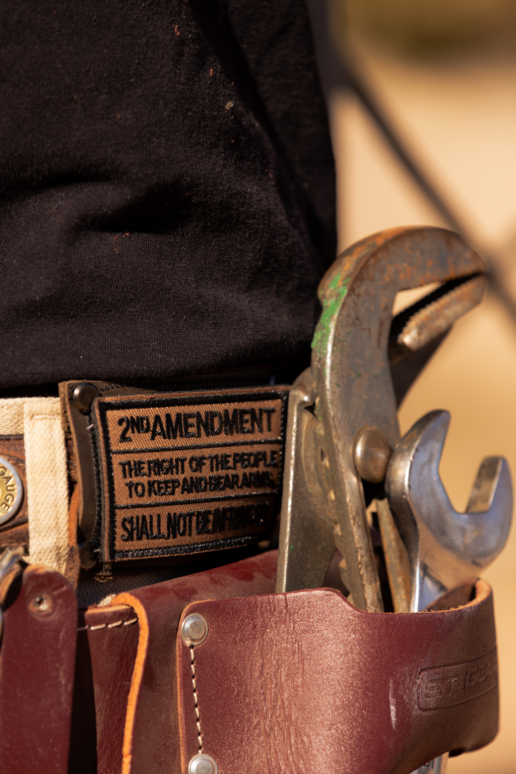Second Amendment Badgr Patch