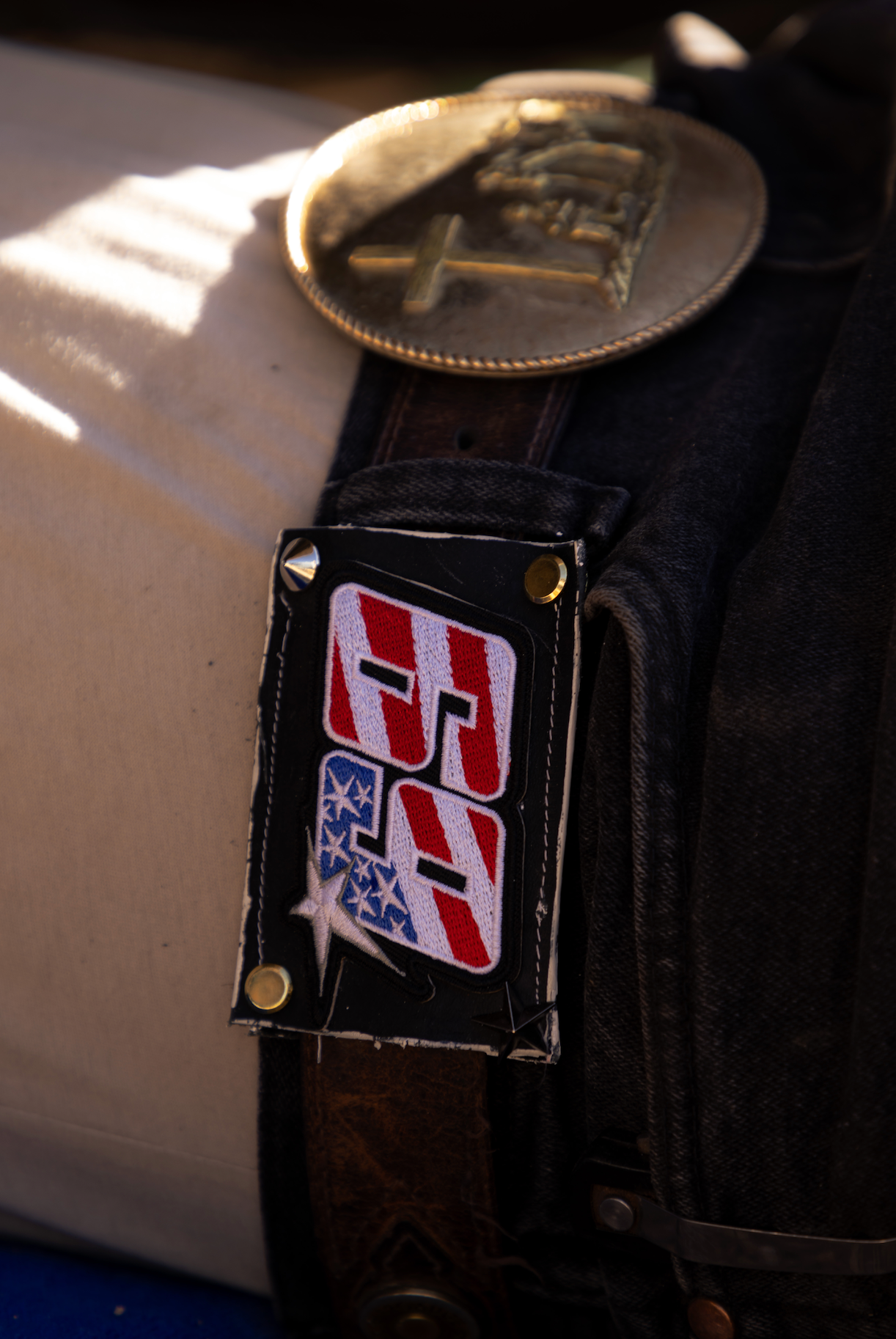 69 American Flag Badgr Patch