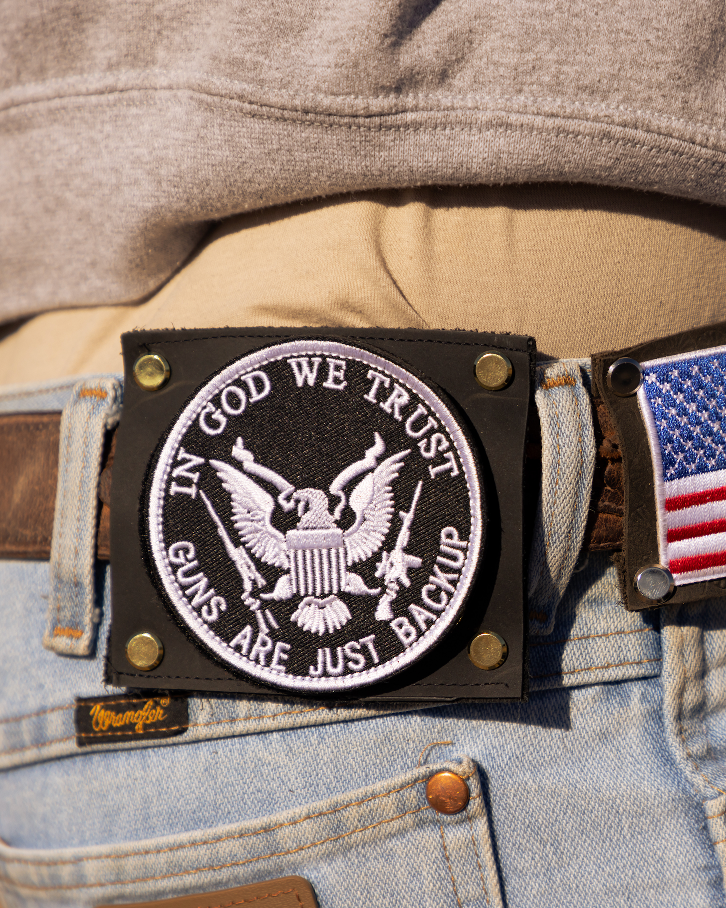 In God We Trust Badgr Patch